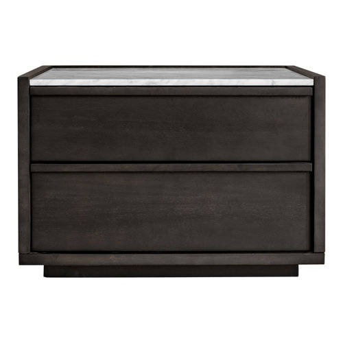 Brookline 2 Drawer Nightstand & Reviews Joss & Main
